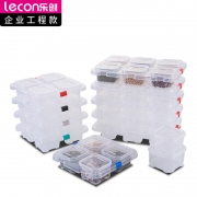 【精选】乐创（lecon） LC-J-LYH01 1000ml 四格 留样盒 （计价单位：个）