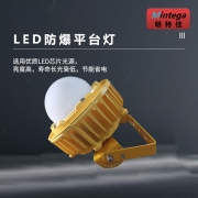 【精选】明特佳（Mintega） NFPD8504-L100 100W LED防爆平台灯 黄色(套）