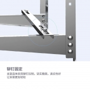 【精选】华翼 GJC-20199 适用于1-5P 不锈钢加厚空调支架 空调外机支架 单位：个