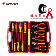 【精选】WEDO维度 IN544G-13 绝缘注塑13件套组合套装工具 钢制绝缘（单位：套）