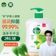 【精选】滴露 Dettol 健康抑菌洗手液 经典松木 500g/瓶 经典松木