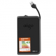 【精选】爱国者（aigo）  HD806 2TB 移动硬盘 （计价单位：个）  黑色