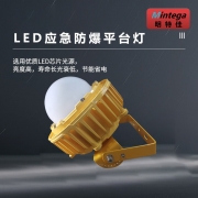 【精选】明特佳(Mintega) FPD8504Y-L70 (GBQX ) LED应急防爆平台灯 (单位:个)