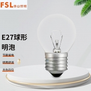 【精选】佛山照明/FSL 白炽灯炮 40w 可调节E27白色光源 45*75mm