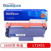 【精选】标拓 粉盒 BT-LT2451 适用联想LJ2405D LJ2455D LJ2605D LJ2655DN M7605D M7615DNA 打印量2600页 蓝包系列 （计价单位：支） 黑色