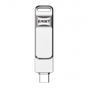 【精选】忆捷（EAGET）CF20 U盘 128G Type-C USB3.0 双接口（单位:个）