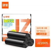 【精选】及至 JZ2005 中号垃圾袋1.4丝加厚款 50*60cm 90只/包 （计价单位：包) 黑色