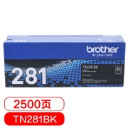 【精选】兄弟（BROTHER） TN-281BK 2500页 墨粉 （计价单位：支） 适用机型MFC-9340CDW / DCP9020CDN 黑色