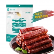 【精选】良西农场（GBHX）内蒙古科尔沁 手撕风干牛肉 原味450g